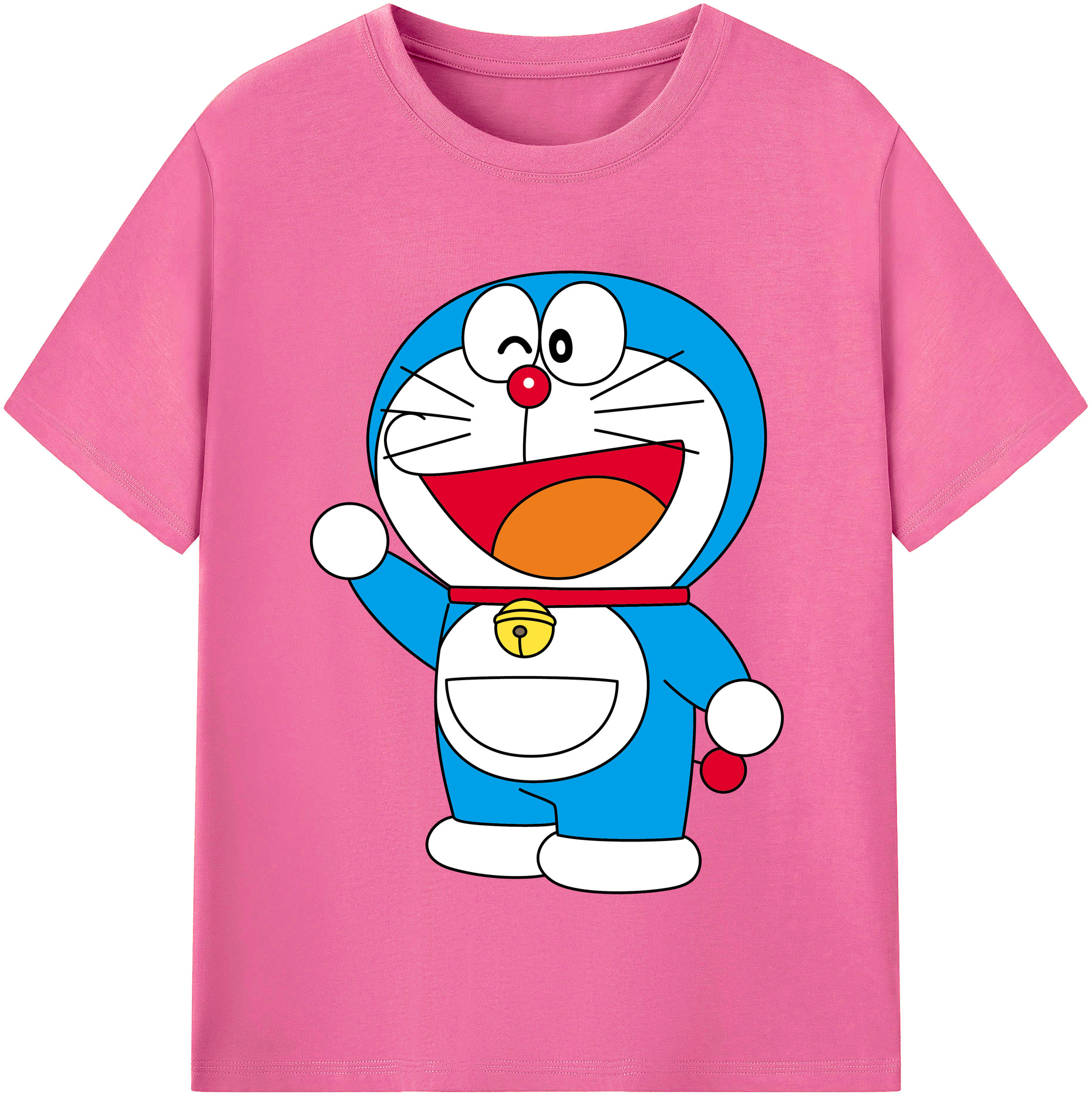 （画像用） ドラえもん Doraemon レディースカジュアルプリントTシャツ（綿100％）
